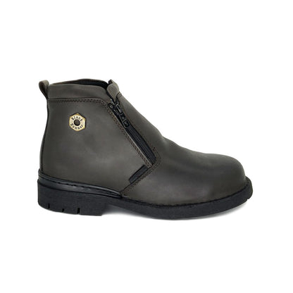 Black Hammer 4000 Series Mid Cut Safety Shoes BH4663 (SIRIM APPROVED) - BLACK SAFE OUTLET