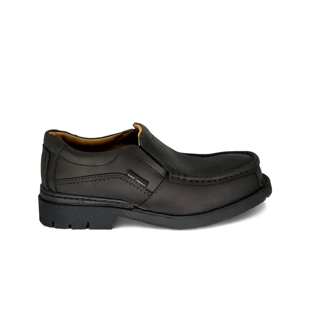 Black Hammer Men 4000 Series Low Cut Safety Shoes BH4671(L) - BLACK SAFE OUTLET