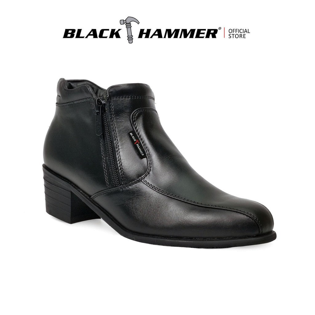Black Hammer Women Formal Mid Cut with Double Zip Shoes BH3852-TY