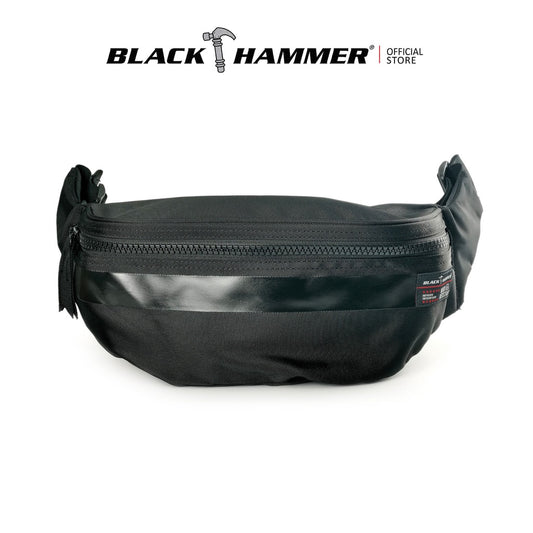 Black Hammer Men Waist Bag 17042 - BLACK SAFE OUTLET