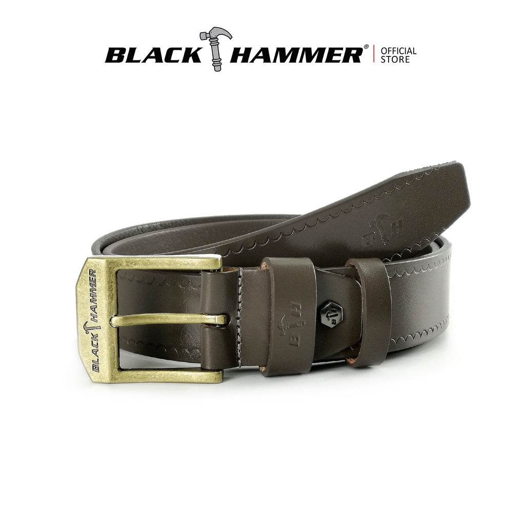 Black Hammer Men Genuine Leather Belt - BHB21005