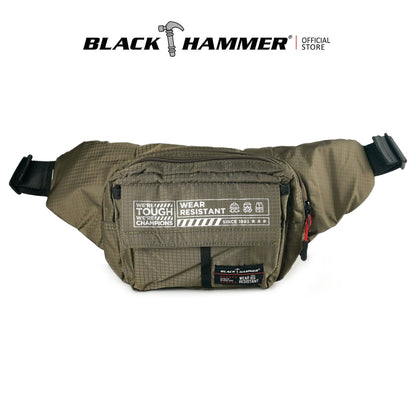 Black Hammer Water Resistant Waist Bag H562