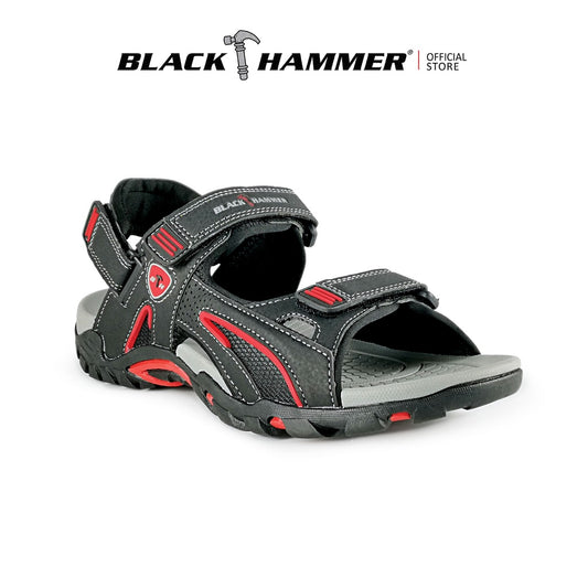 Black Hammer Men Walking Sandals BHC-201710 - BLACK SAFE OUTLET
