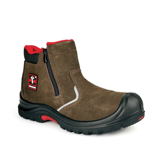 BLACKHAMMER MIDCUT DOUBLE ZIP SAFETY SHOES