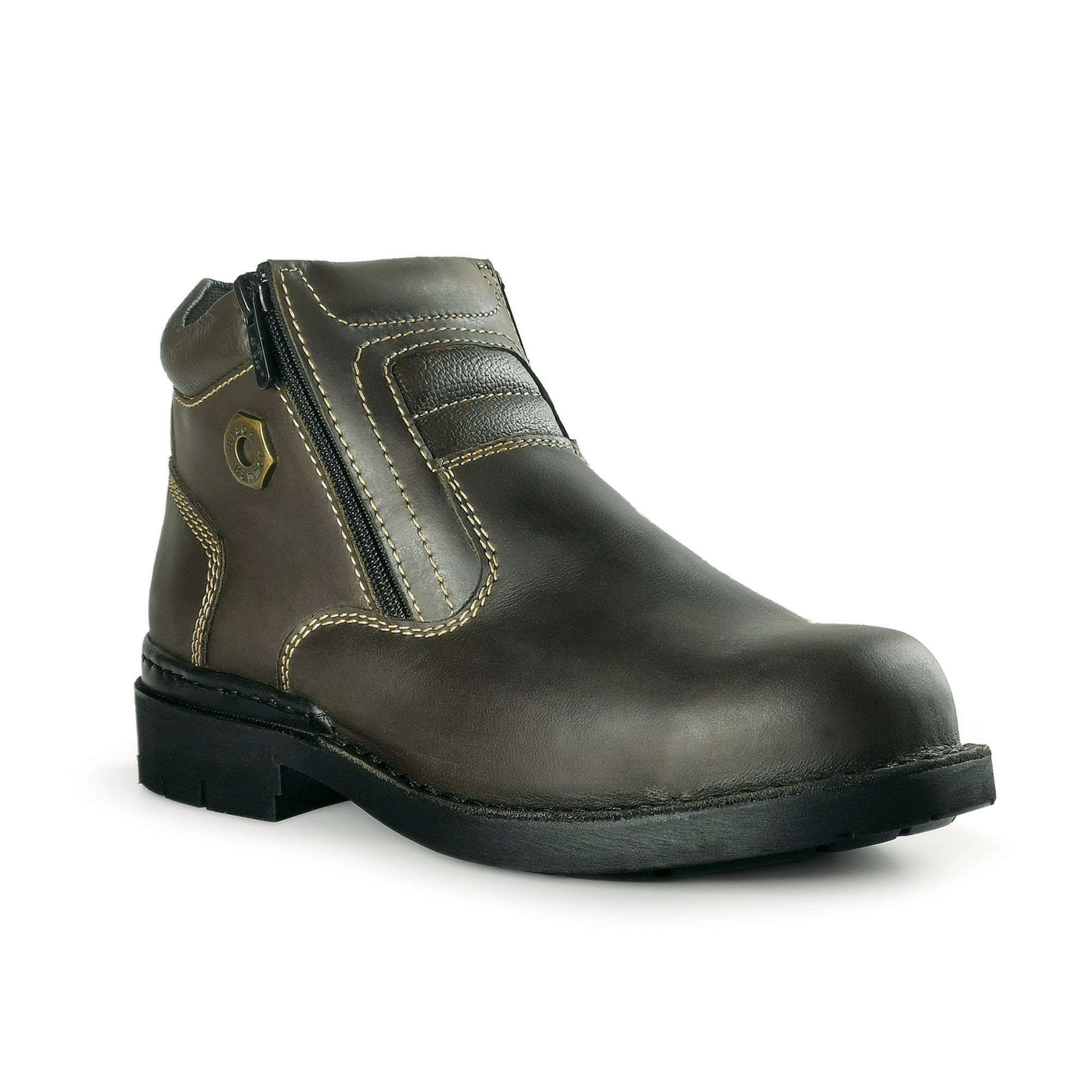 Black Hammer Men 4000 Series Mid Cut Safety Shoes BH 4891 - BLACK SAFE OUTLET