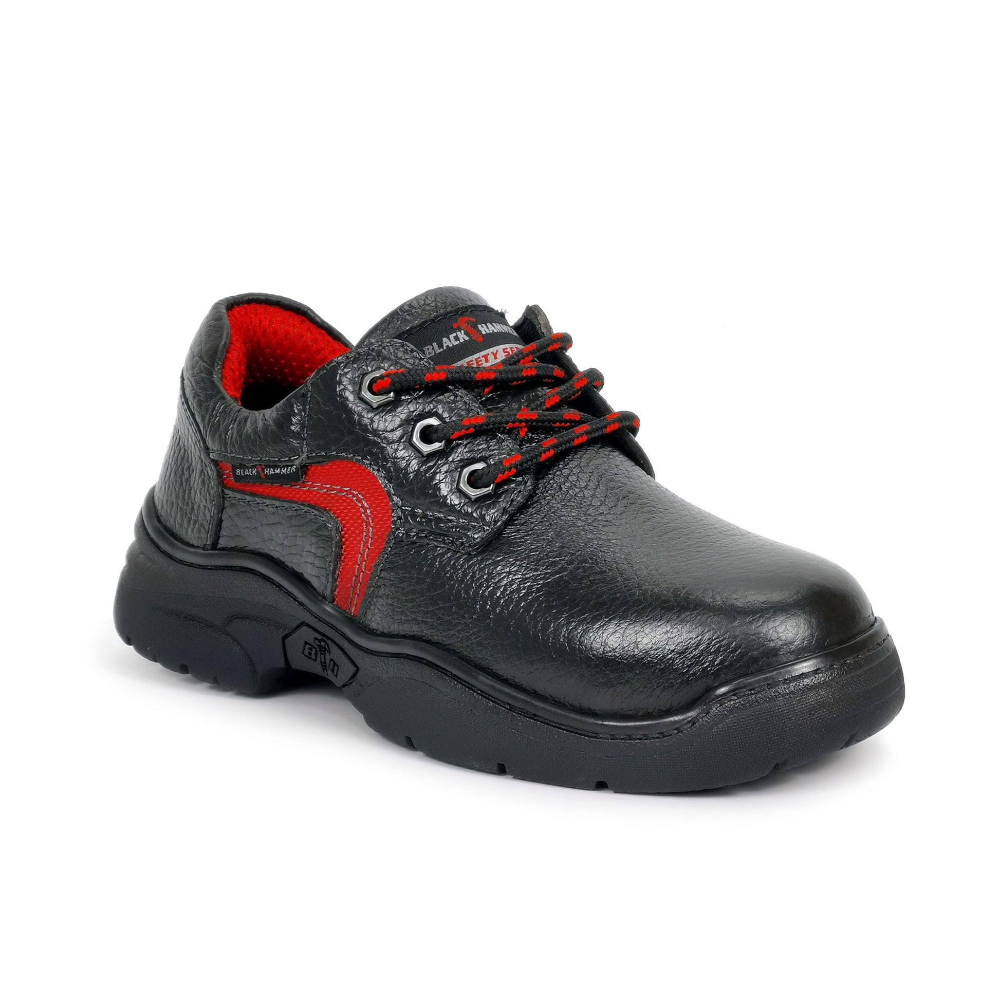 Black Hammer Low-cut Lace Up Ladies Safety Shoes BH 3881