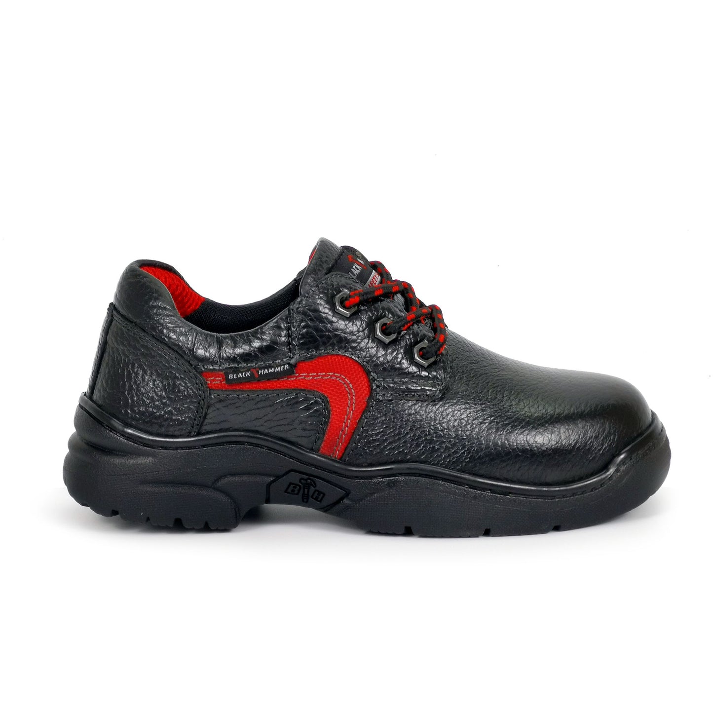 Black Hammer Low-cut Lace Up Ladies Safety Shoes BH 3881