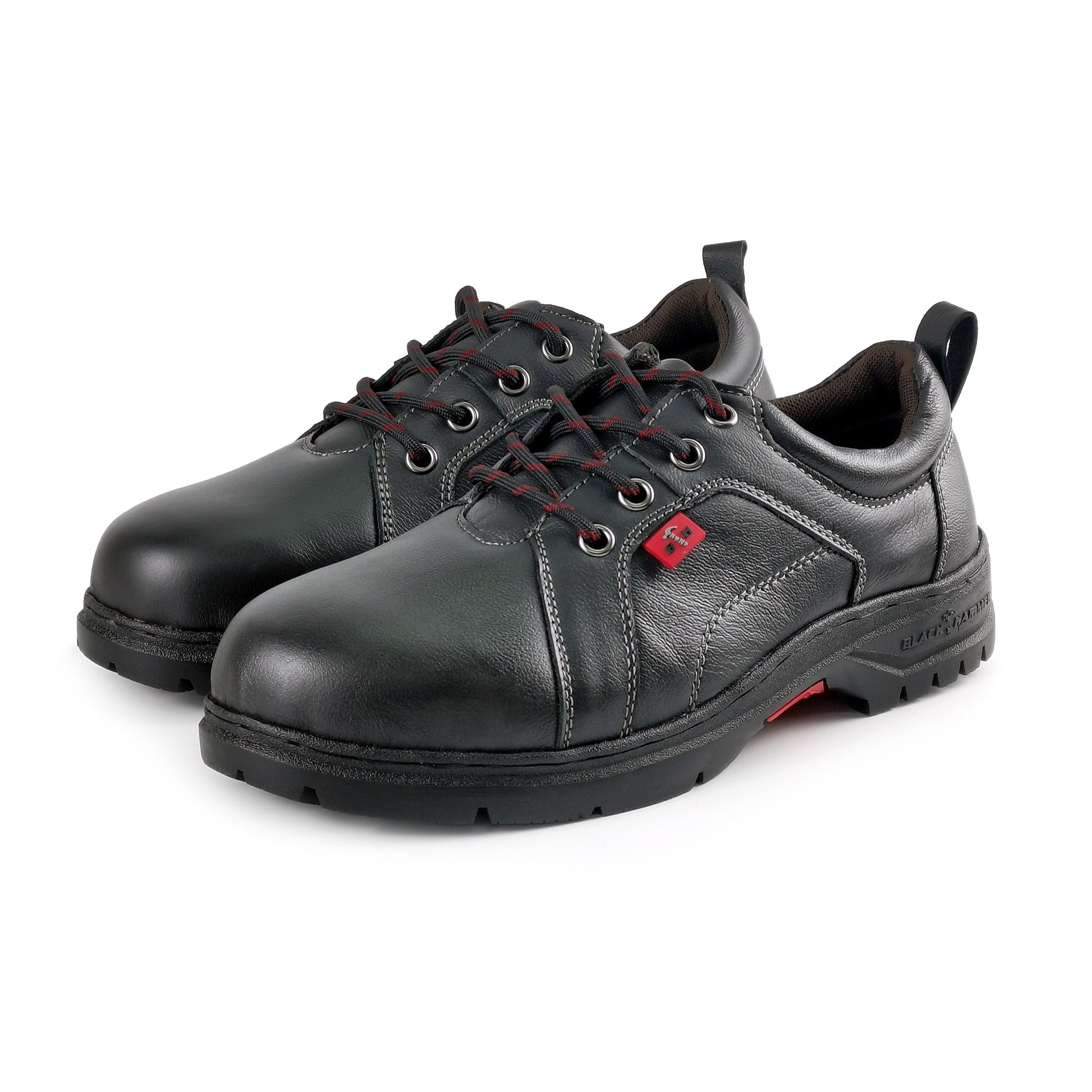 Black Hammer Low-cut Lace Up Ladies Safety Shoes BH 3887