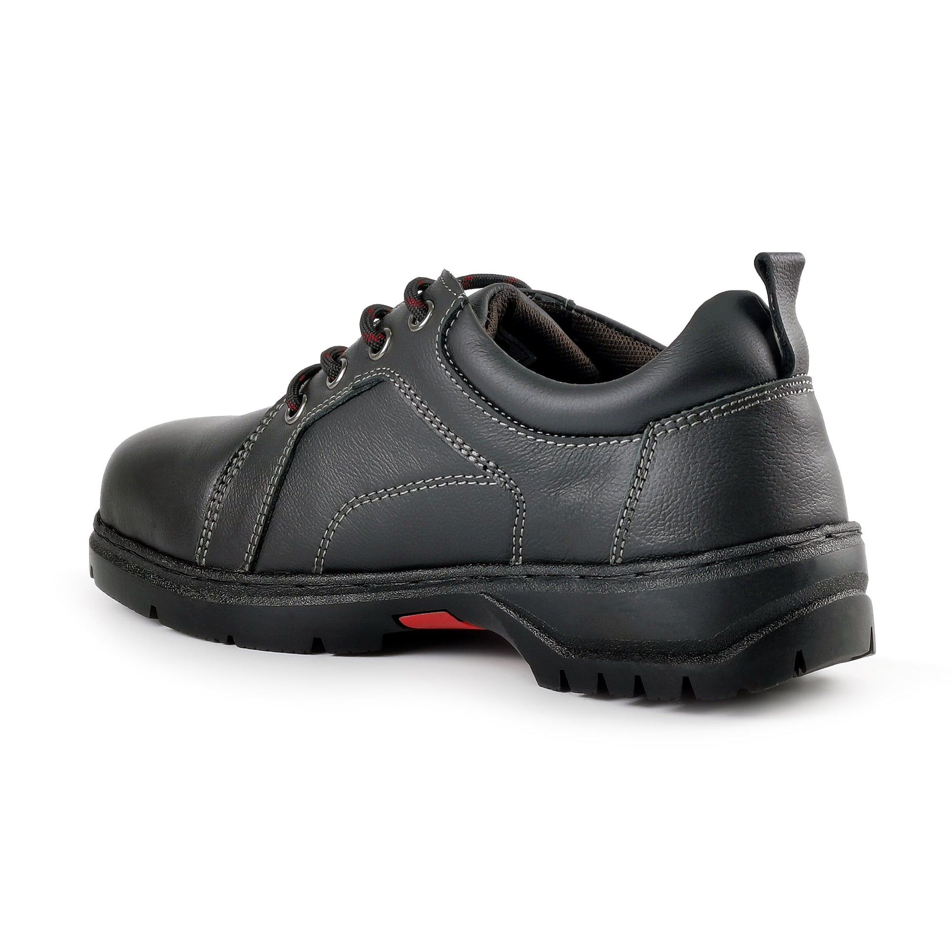Black Hammer Low Cut Lace Up Ladies Safety Shoes BH 3887 - BLACK SAFE OUTLET