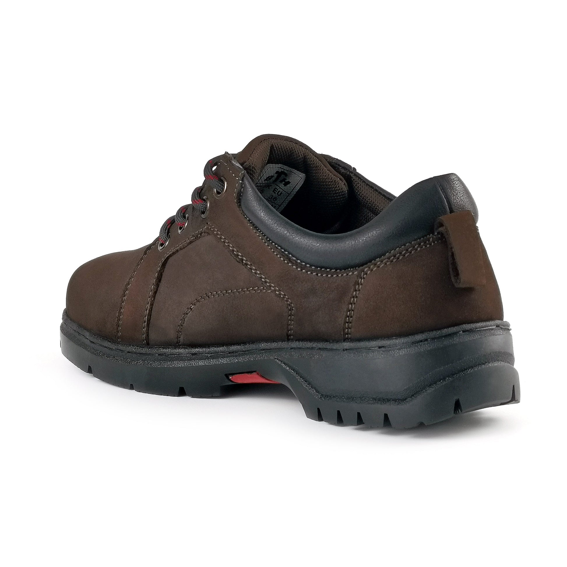 Black Hammer Low Cut Lace Up Ladies Safety Shoes BH 3887 - BLACK SAFE OUTLET