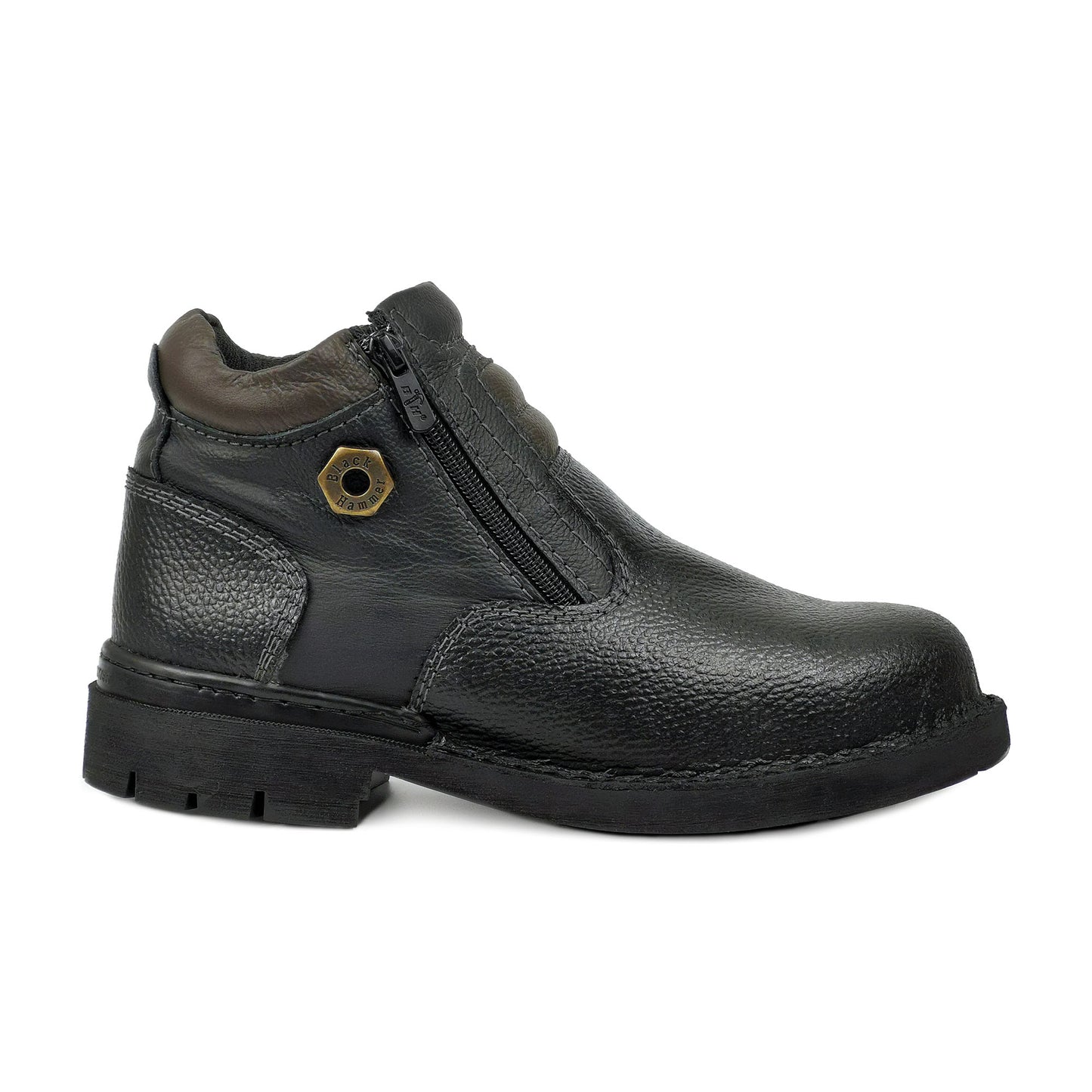 Black Hammer Men 4000 Series Mid Cut Safety Shoes BH 4891 - BLACK SAFE OUTLET