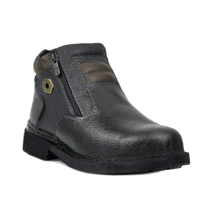 Black Hammer Men 4000 Series Mid Cut Safety Shoes BH 4891 - BLACK SAFE OUTLET