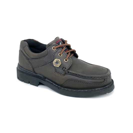 Blackhammer Lowcut Durable genuine leather safety shoes with stitching