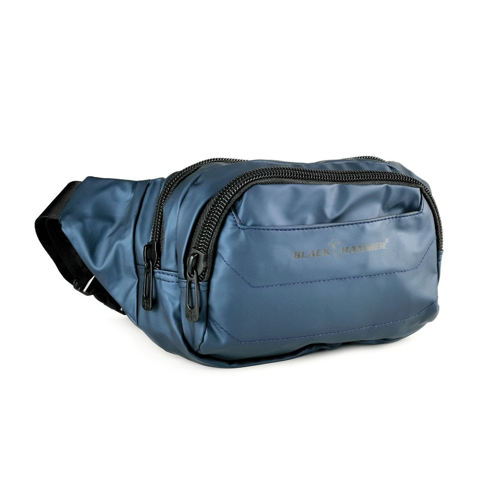 Black Hammer Water Resistant Waist Bag RG004 - BLACK SAFE OUTLET