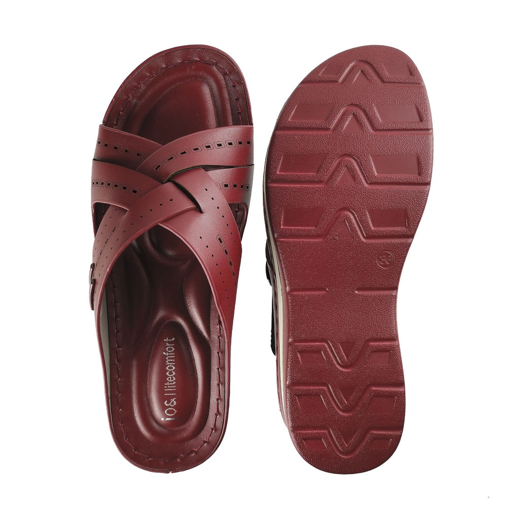 Jo& Women Comfort Slip On Sandals JS(3947)WK