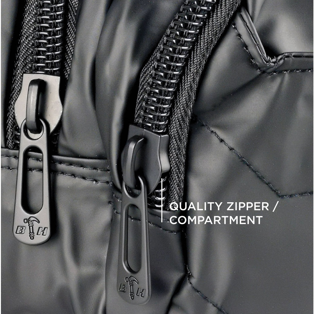 Black Hammer Water Resistant Waist Bag RG004 - BLACK SAFE OUTLET