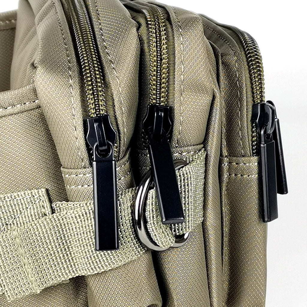 Black Hammer Water Resistant Waist Bag H2029 - BLACK SAFE OUTLET