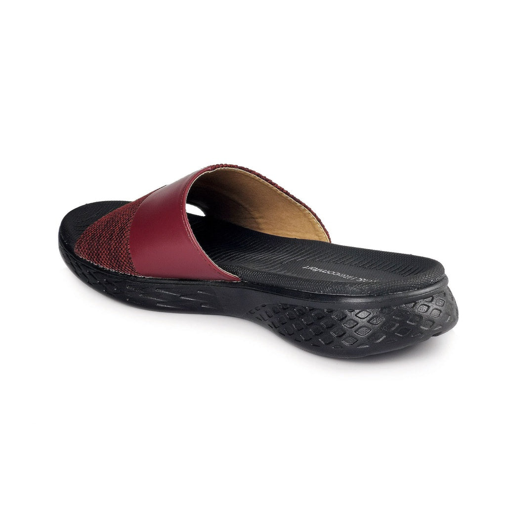 Jo& Women Comfort Slip On Sandals J1803/152-WK - BLACK SAFE OUTLET