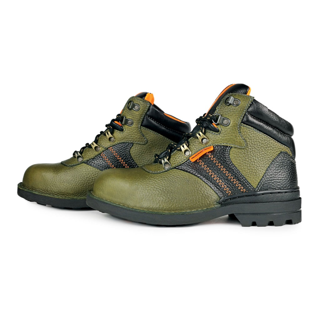 Hammerland Men Mid Cut with Shoelace Safety Shoes HAM-4403