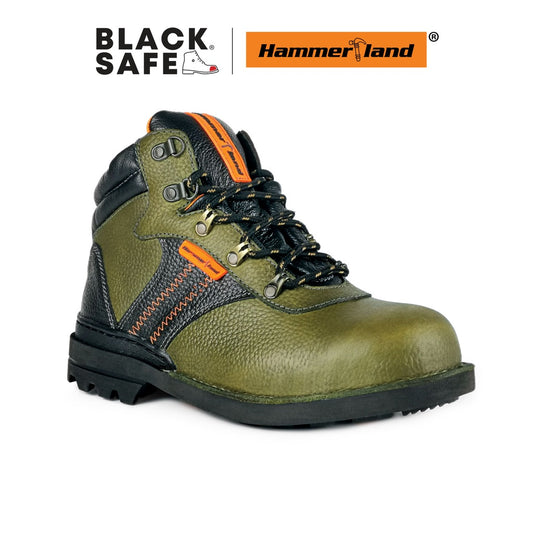 Hammerland Men Mid Cut with Shoelace Safety Shoes HAM-4403